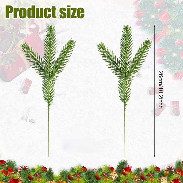 10Inch Artificial Pine Needles Flower - Image 2