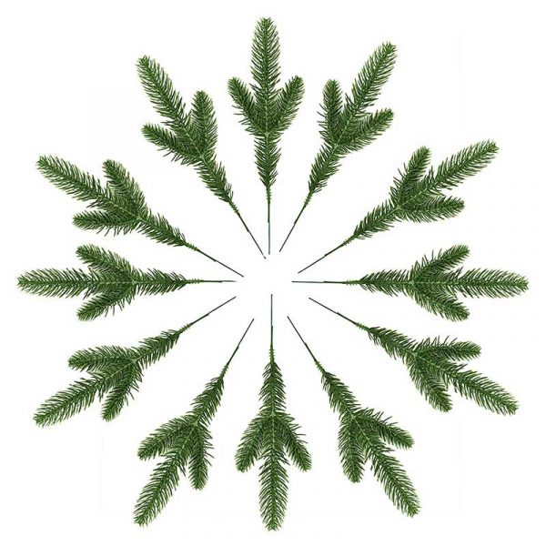 10Inch Artificial Pine Needles Flower - Image 4