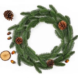 10Inch Artificial Pine Needles Flower