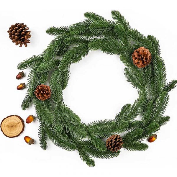10Inch Artificial Pine Needles Flower