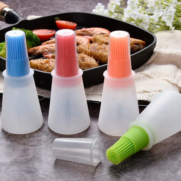 Barbecue Oil Brush Oil Dispenser With Brush - Image 2