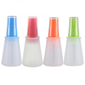 Barbecue Oil Brush Oil Dispenser With Brush