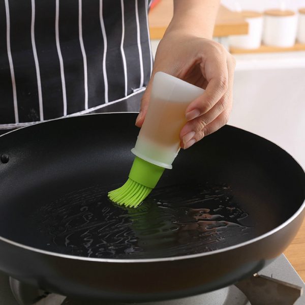 Barbecue Oil Brush Oil Dispenser With Brush - Image 6