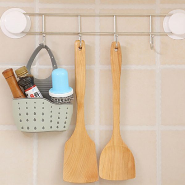Sink Shelf Soap Sponge Drain Rack - Image 5