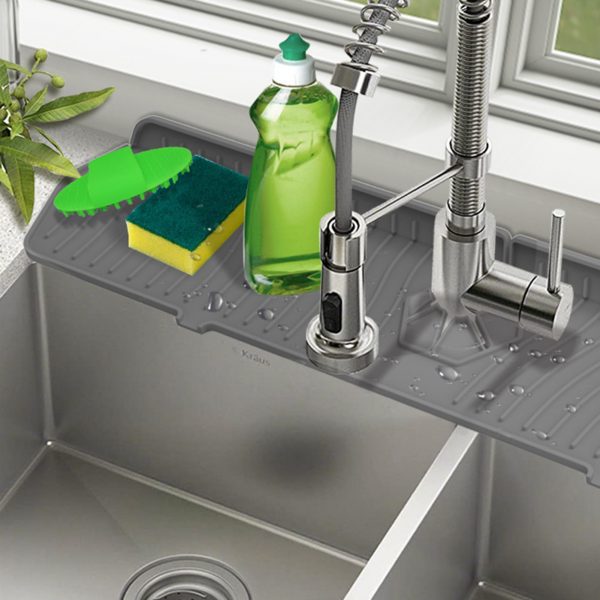 Silicone Faucet Mat Faucet Water Catcher Mat - Image 4